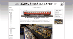 Desktop Screenshot of jarnvagssallskapet.se