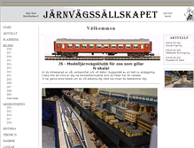 Tablet Screenshot of jarnvagssallskapet.se